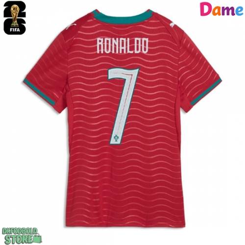 Portugal Cristiano Ronaldo #7 Replika Hjemmebanetrøje Dame VM 2026 Kortærmet
